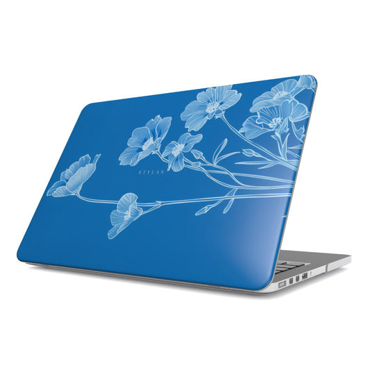 Blue Flowery - MacBook